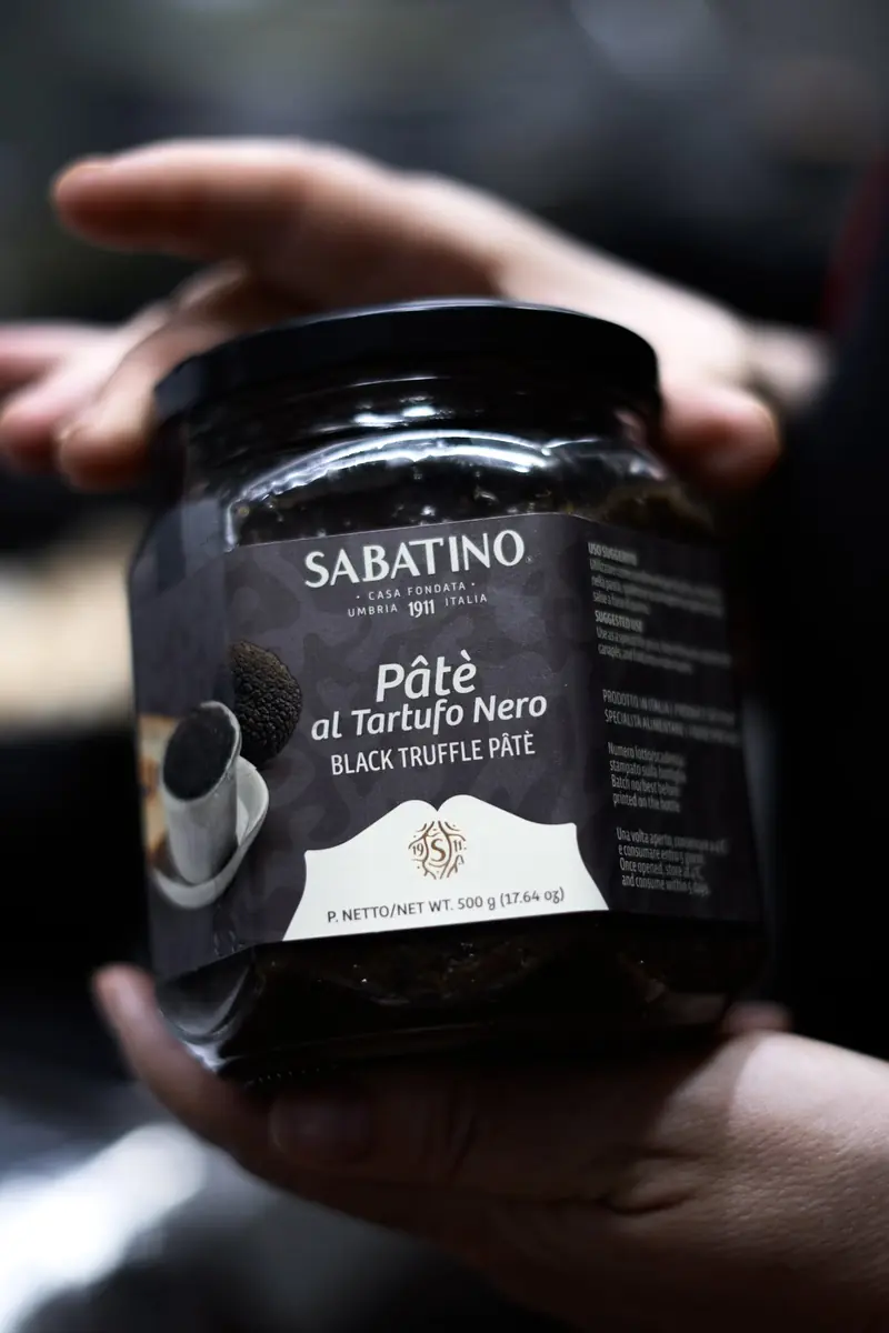Tarro de paté de trufa negra